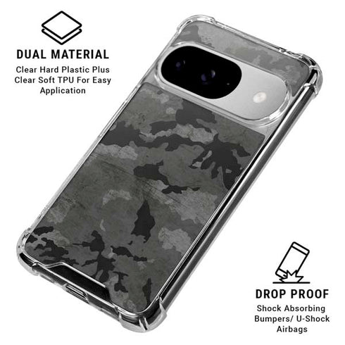 Digital Camo Google Pixel 10 Clear Case